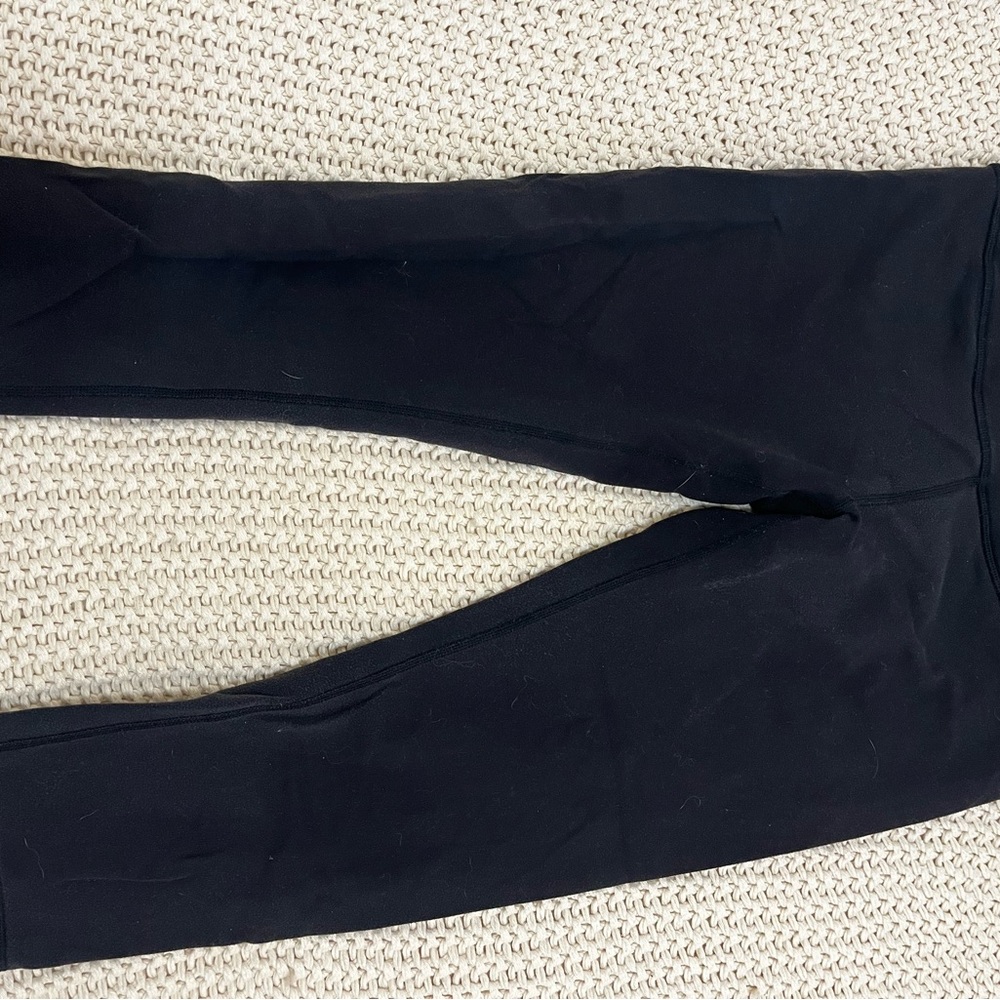 lululemon athletica Black Capri Leggings